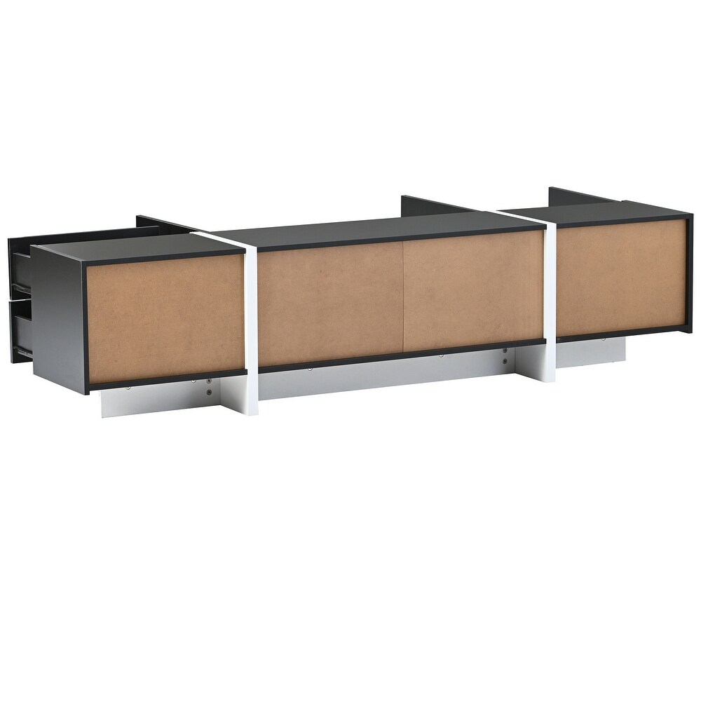 Modern Living Room TV Stand Media Cabinets with Storage   74.80\