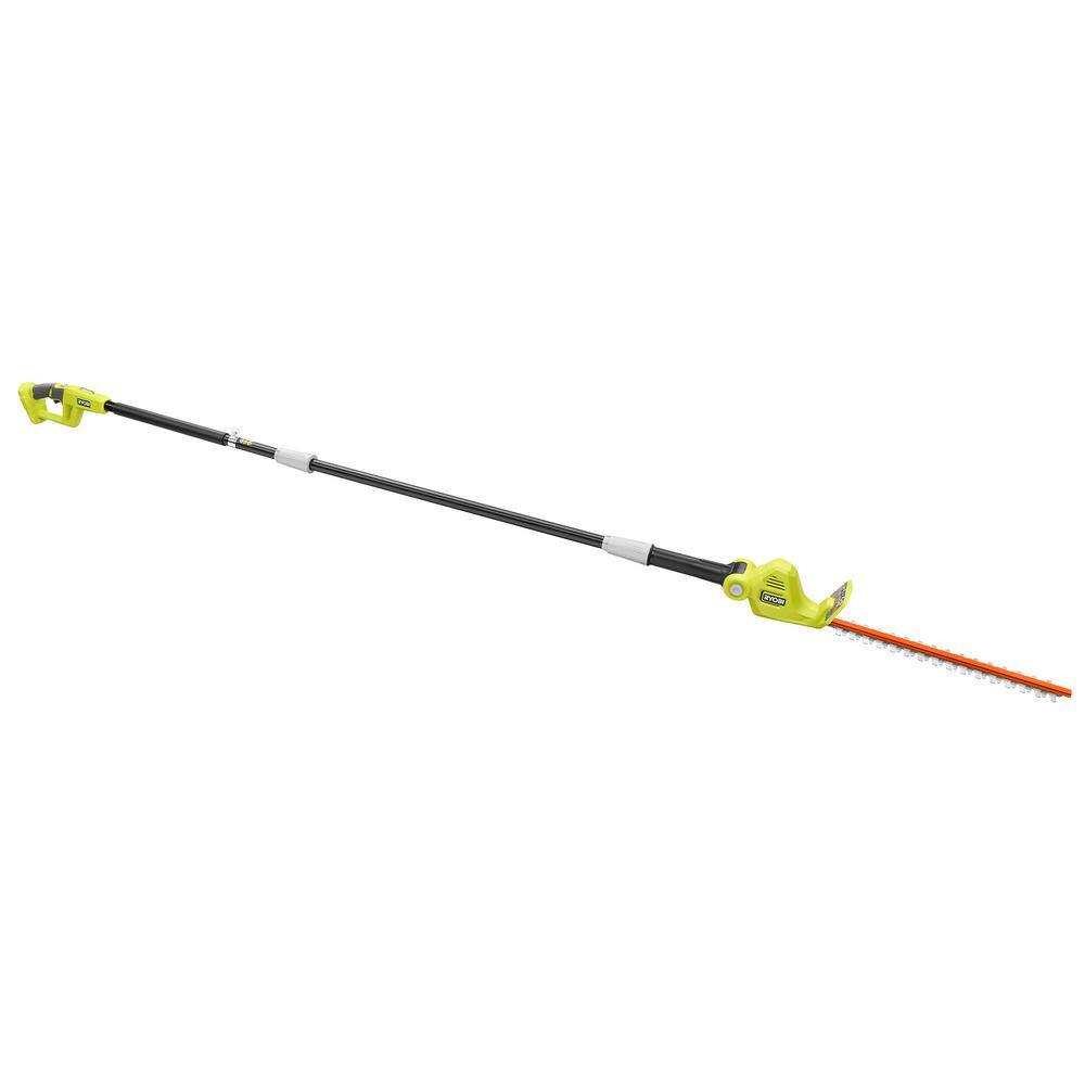 RYOBI ONE+ 18V 18in. Cordless Battery Pole Hedge Trimmer (Tool Only) P26010BTL