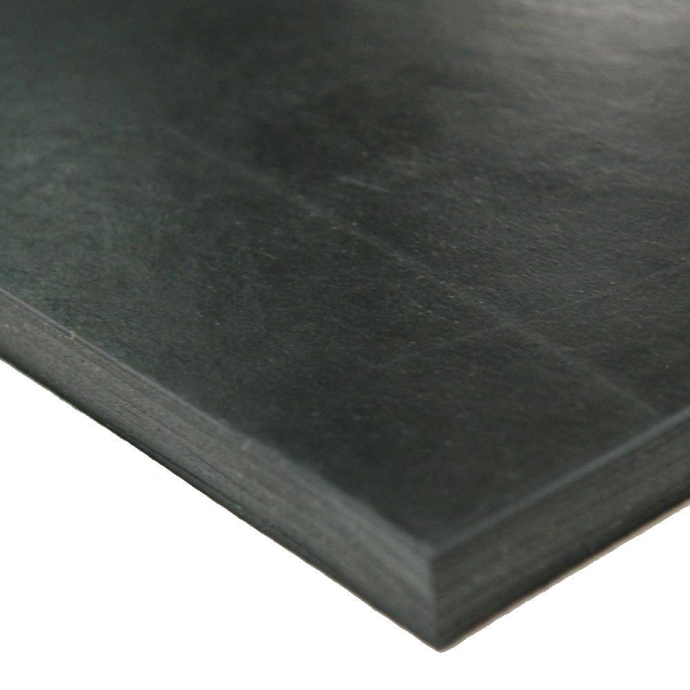 Rubber-Cal Nitrile 14 in. x 36 in. x 144 in. Commercial Grade 60A Black Buna Sheets 20-111-0250-36-144