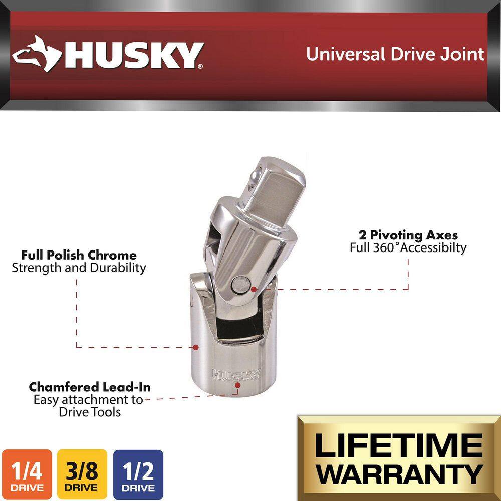 Husky 14 in. 38 in. 12 in. Drive Accessory Set (19-Piece) HACCY19PCRM