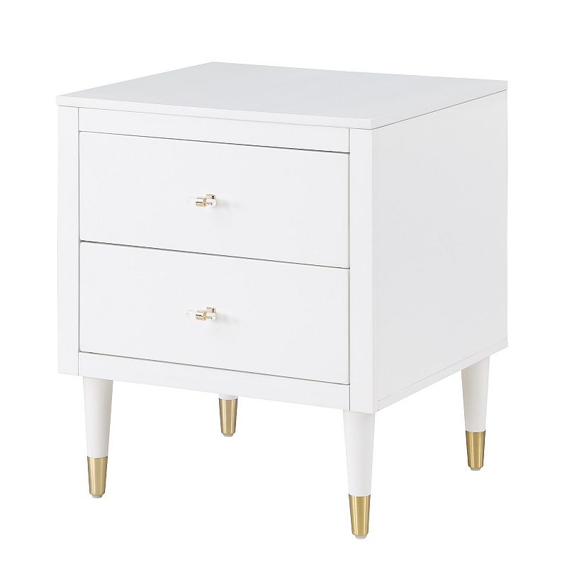 MANHATTAN COMFORT Stanton Modern 2-Drawer Nightstand Table