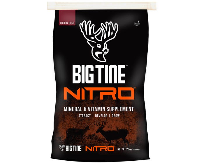 Big Tine Nitro Granular Mineral  Vitamin Supplement， 20 lb