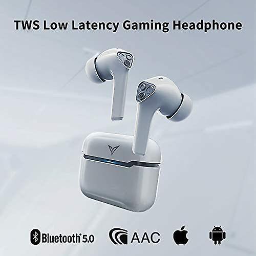 T1 True Wireless Earbuds 60ms Low Latency Gaming Headphone   12mm Drivers  Touch Enabled(grey)