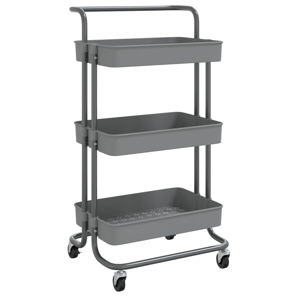 vidaXL 3 Tier Kitchen Trolley 16.5\