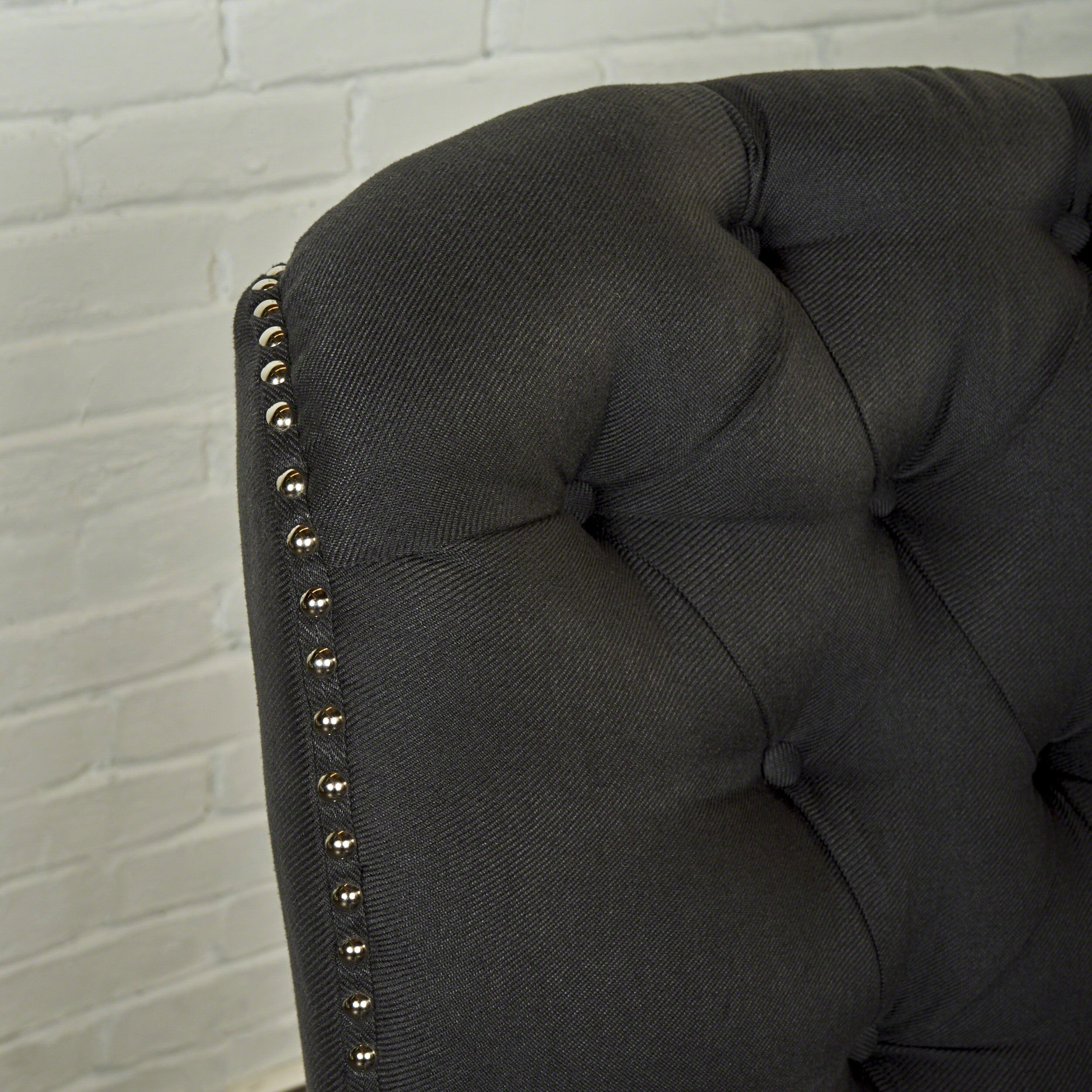 Carlyle Tufted Back Fabric Recliner Armchair