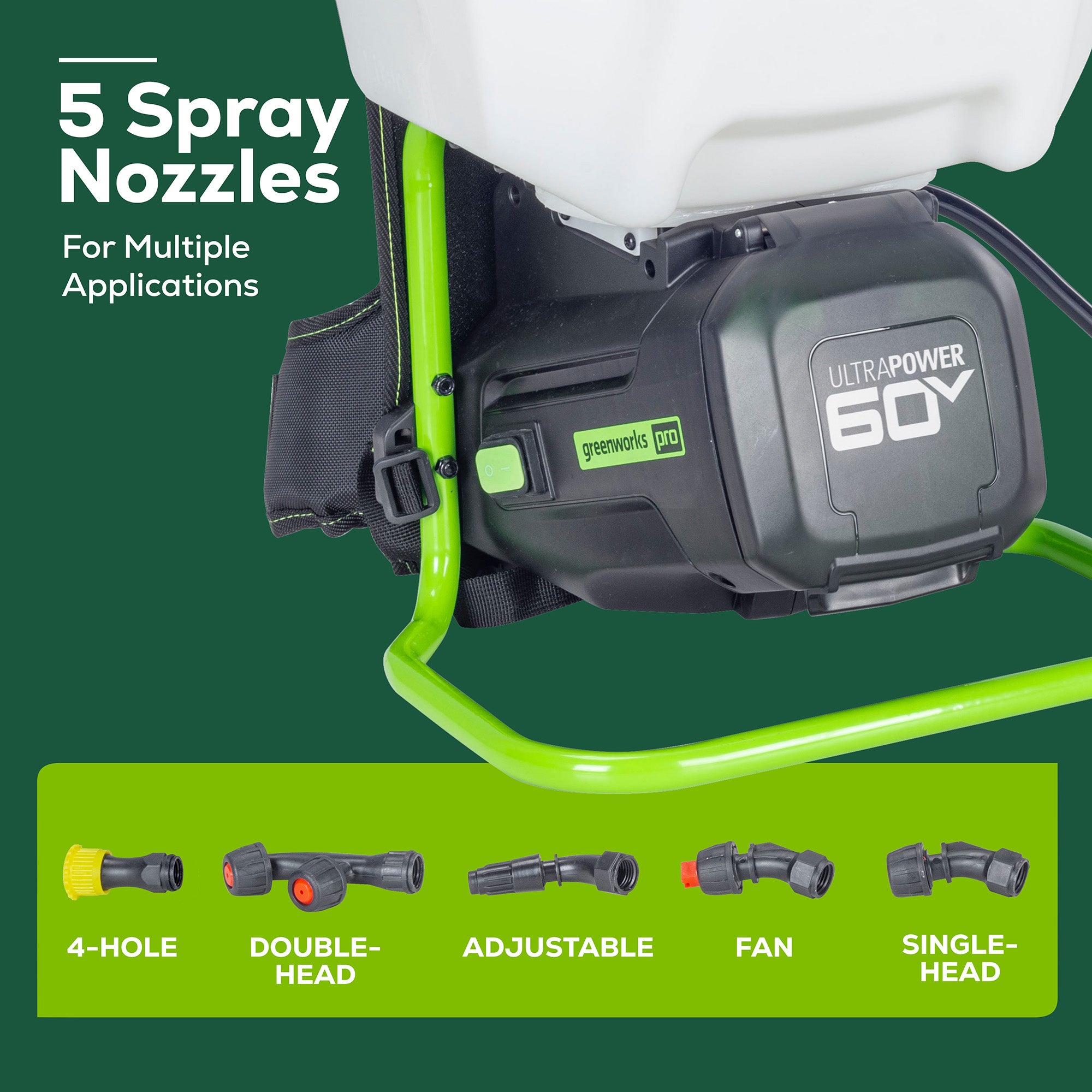 60V Cordless Battery Backpack Sprayer (Tool-Only)