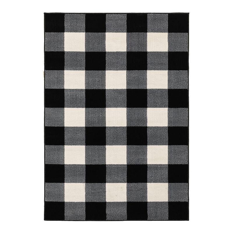 StyleHaven Genova Gingham Plaid Area Rug