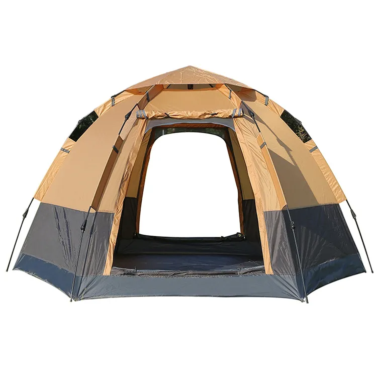 Factory Wholesale Outdoor Waterproof Hiking Portable Camping Tent 6 Person Instant Pop Up Tent Automatic Tent