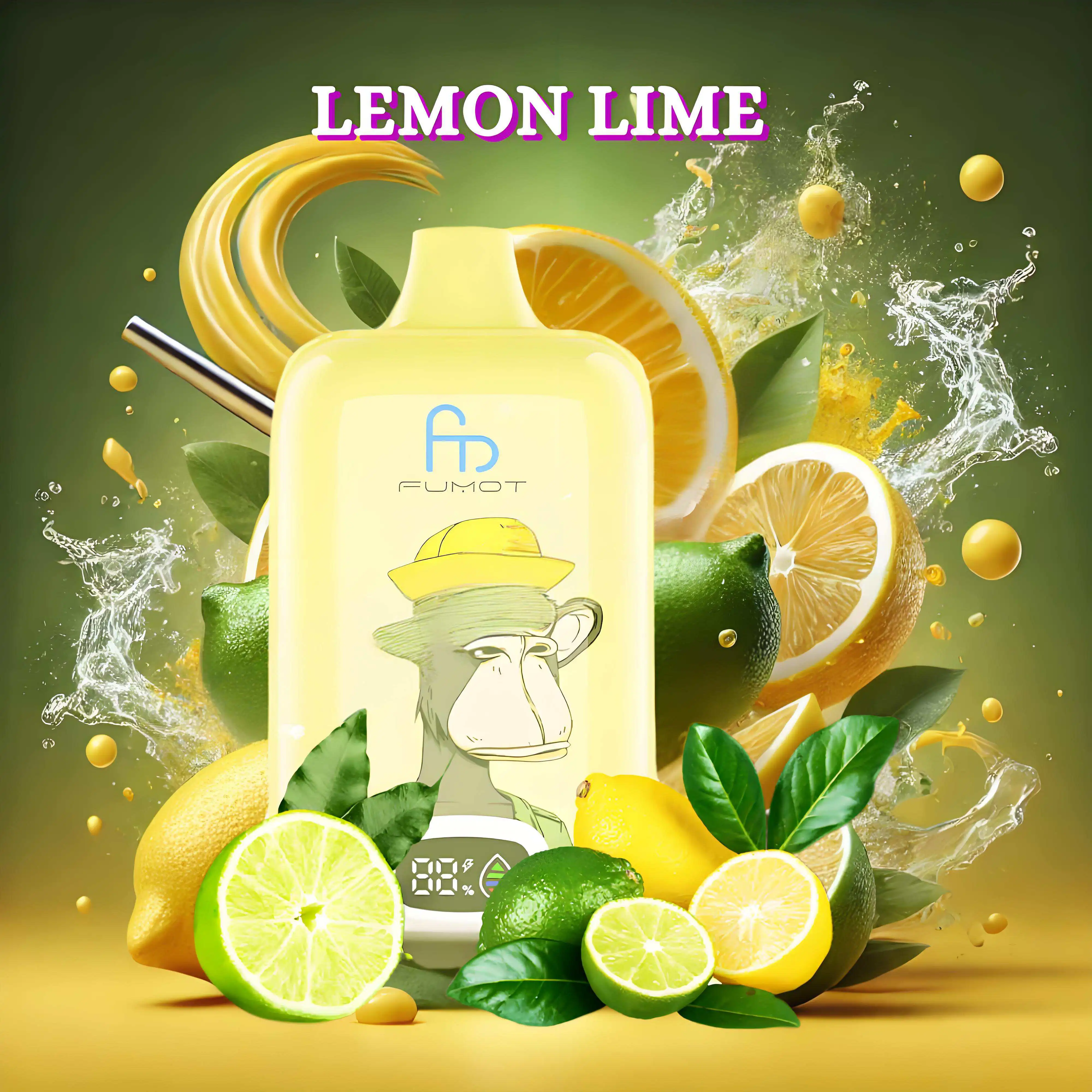 Fumot Tornado Digital Box 12000 Puffs - Lemon Lime