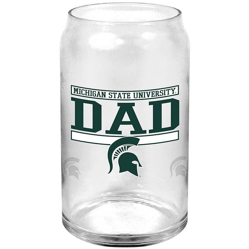 Michigan State Spartans 16oz. Dad Can Glass