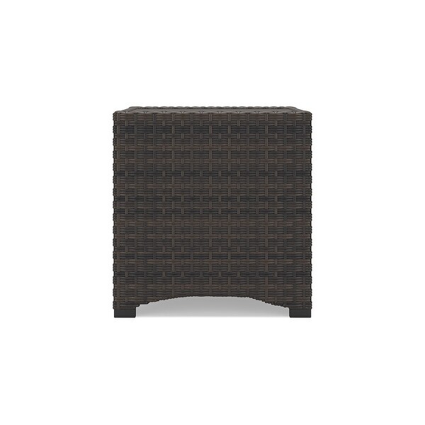 Signature Design by Ashley Windglow Brown Outdoor End Table