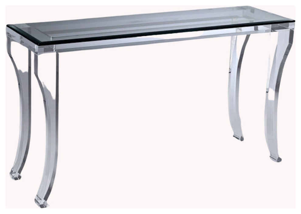 Tuscany Acrylic Console   Contemporary   Console Tables   by GUSTO DESIGN COLLECTION  Houzz