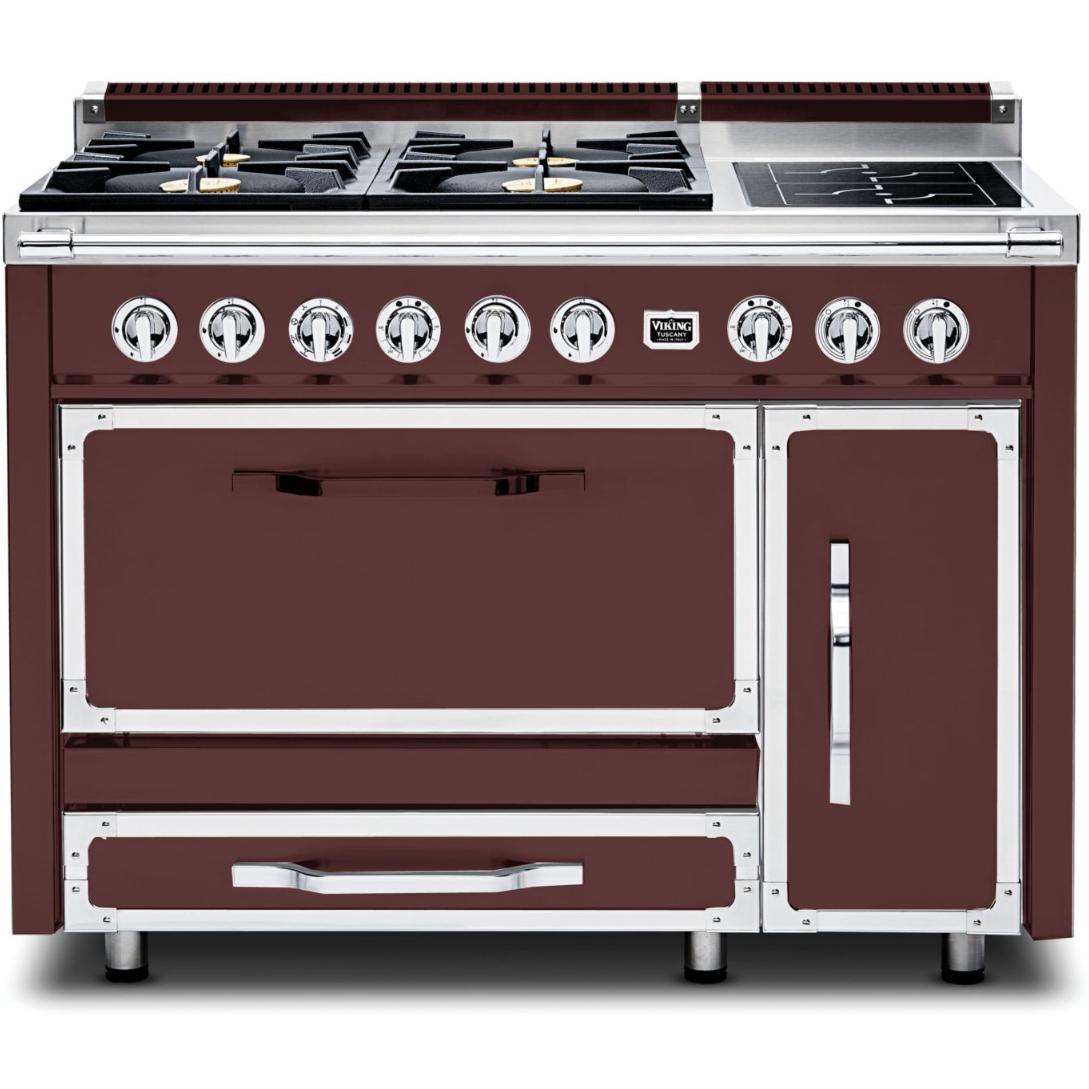 Viking 48-inch Freestanding Dual Fuel Range with True Convection Technology TVDR481-4IKA