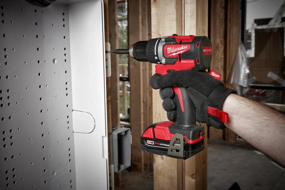 Milwaukee M18 Compact Brushless Drill Driver/Impact Driver Combo Kit 2892-22CT from Milwaukee