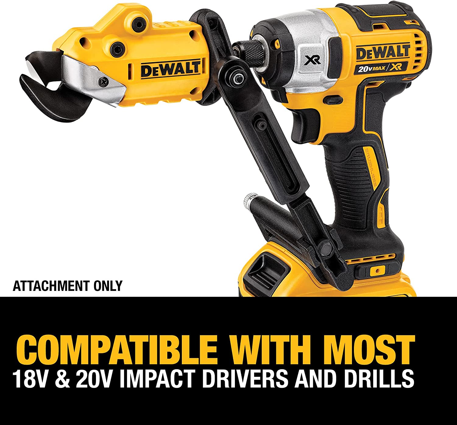 DEWALT Metal Shears Attachment， Impact Ready (DWASHRIR)