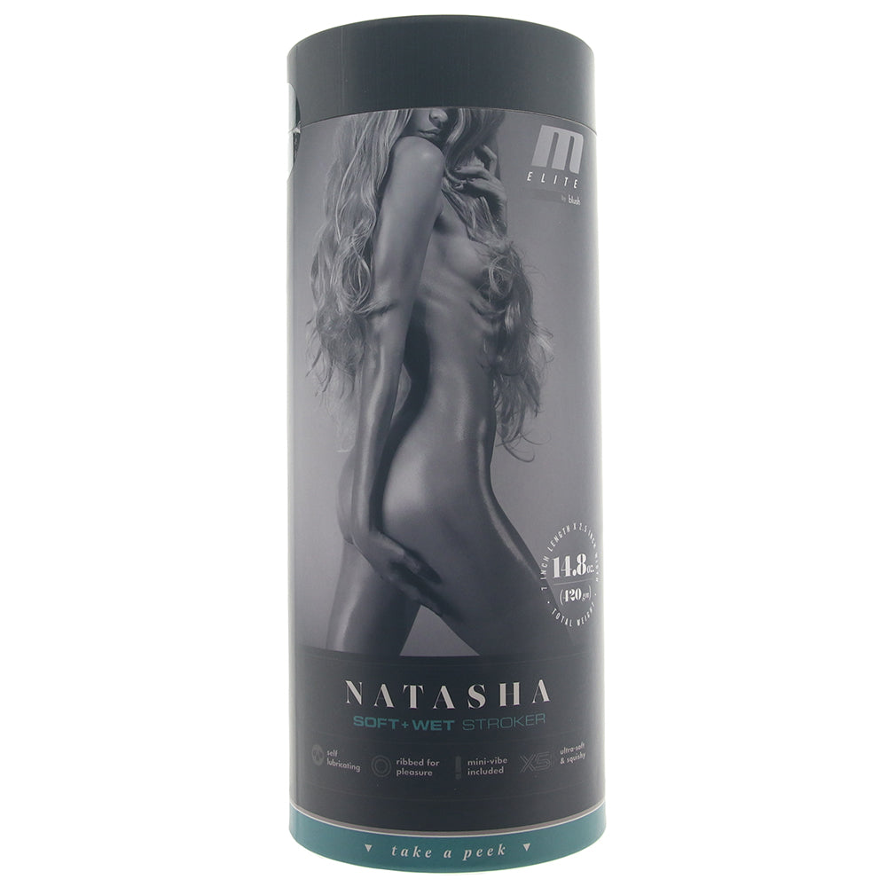 M Elite Soft and Wet Natasha Self Lubricating Stroker