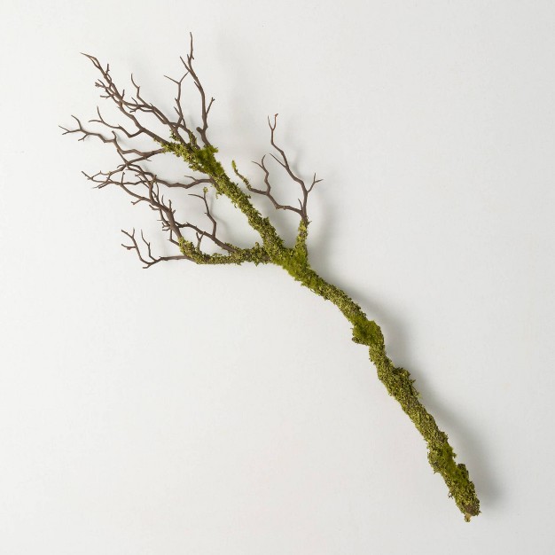 Artificial Moss Covered Branch