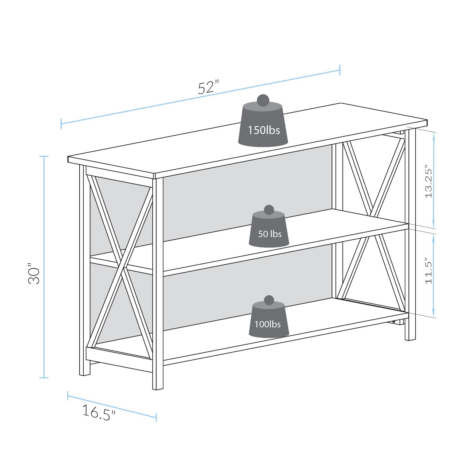 American Trails Ashford Console TV Stand