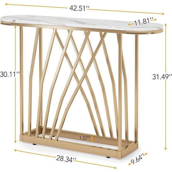 Gold Console Table， 43