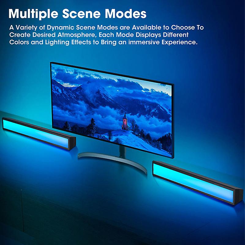 Smart Led Light Bar Rgbic Scene Music Mode App Control Night Light Game Room Pc Tv Living Room Live Broadcast Atmosphere Light