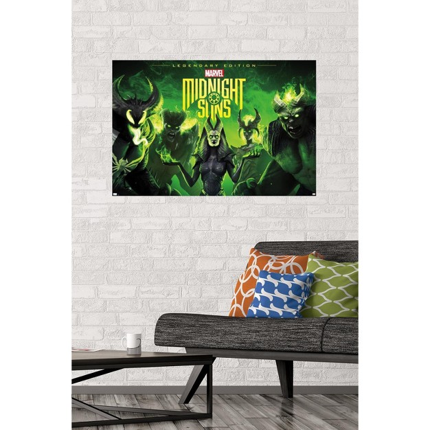 Trends International Marvel Midnight Suns Legendary Key Art Unframed Wall Poster Prints