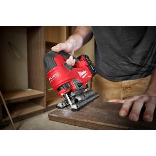 MW M18 FUEL 18V Lithium-Ion Brushless Cordless Jig Saw 12.0Ah. Battery and 8.0ah Starter Kit 2737-20-48-11-1812-48-59-1880