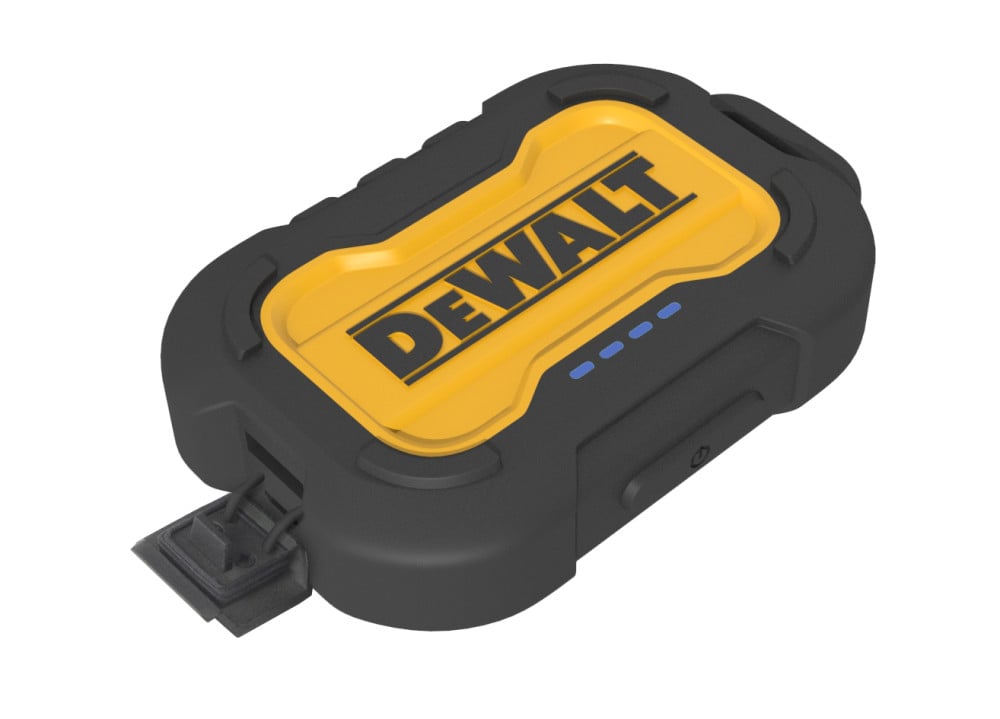 DEWALT DEWALTMicroUSBPowerBank 18 Watts 10000 mAh 215 1643 DW2 from DEWALT