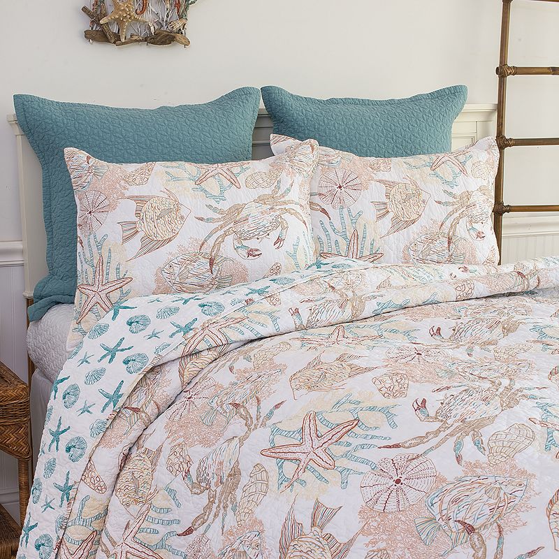 CandF Home Key Biscayne Quilt Set