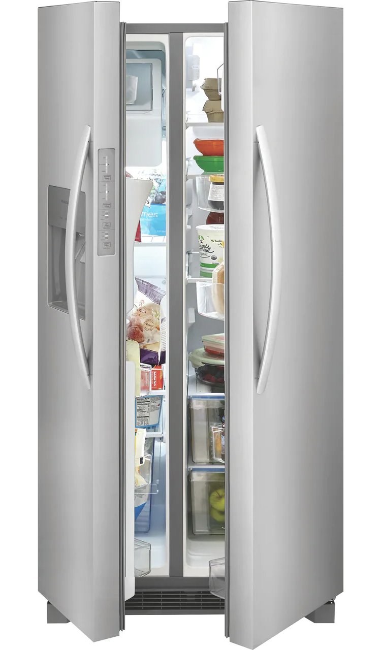 Frigidaire 22.3 Cu. Ft. Stainless Steel Side-By-Side Refrigerator