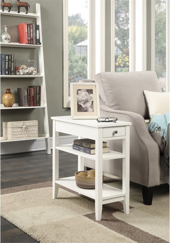 Convenience Concepts American Heritage 3 Tier End Table in Espresso Wood Finish   Transitional   Side Tables And End Tables   by Homesquare  Houzz