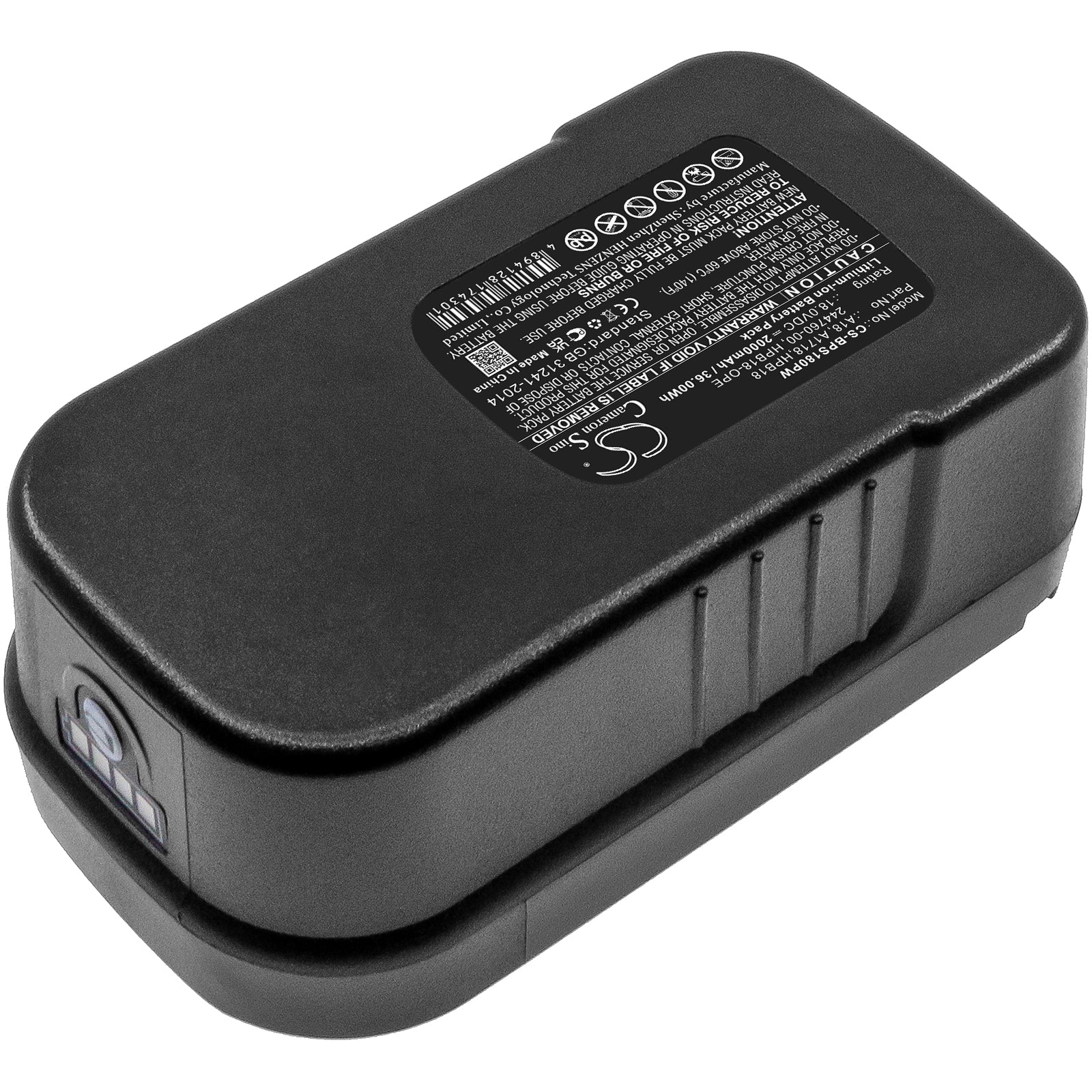 Black amp Decker BD18PSK BDGL1800 BDGL18K2 BPT318 BPT318XE CCS818 CCS8182 CD182K2 CD18SFRK CD18SK2 CDC180AK CDC180AS Power Tool Replacement Battery BatteryClerkcom Power Tool