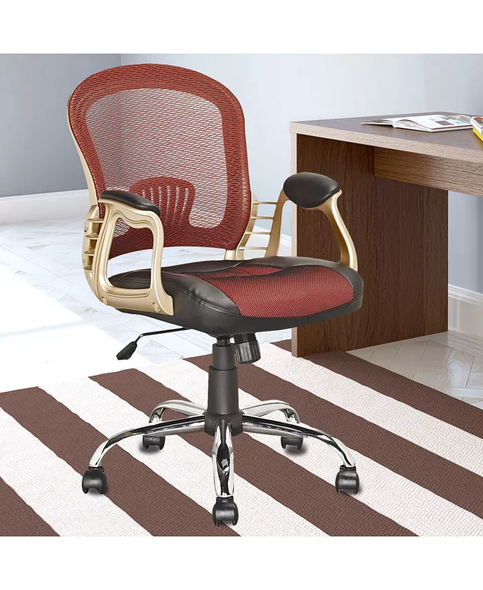 CorLiving Workspace Office Chair with Leatherette and Mesh