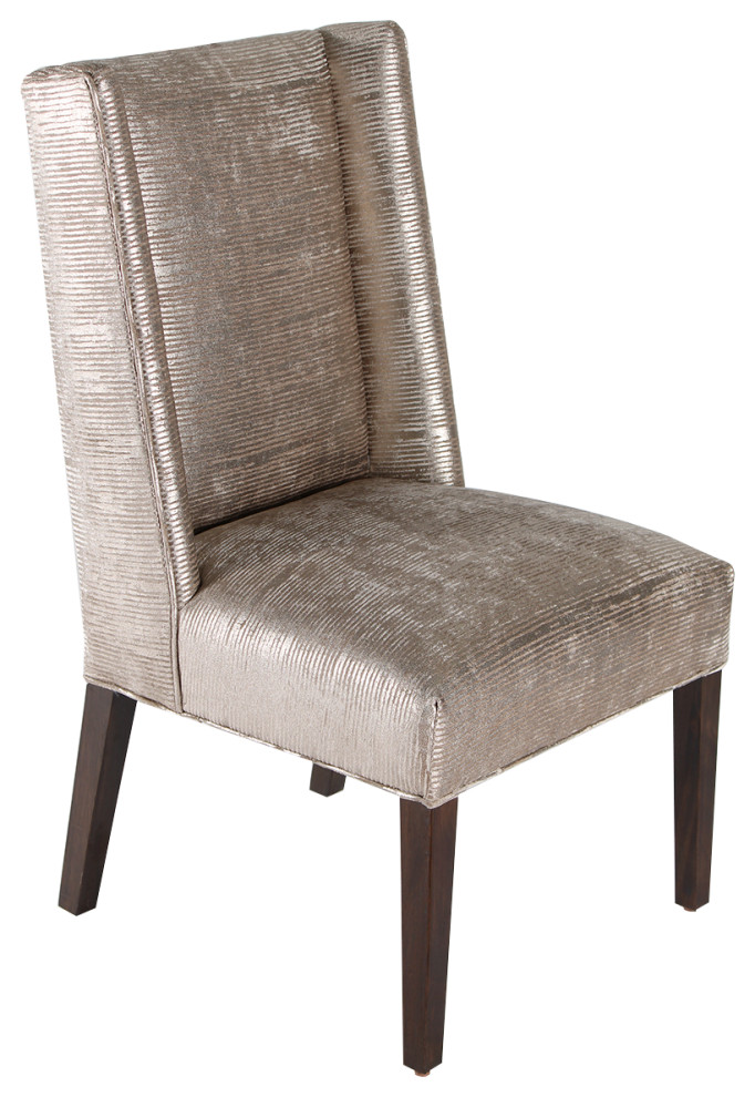 Dining Chair Juliette  Base Metal   Transitional   Dining Chairs   by Sideboards and Things  Houzz