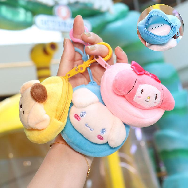 Sanrios plush anime cinnamoroll cartoon women wallet