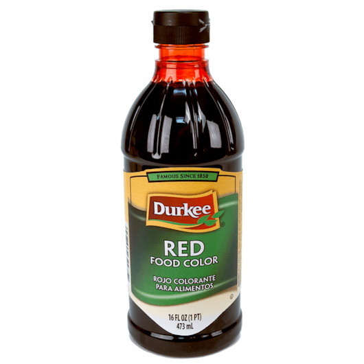 Durkee Red Food Color  16 Fluid Ounces  6 per case