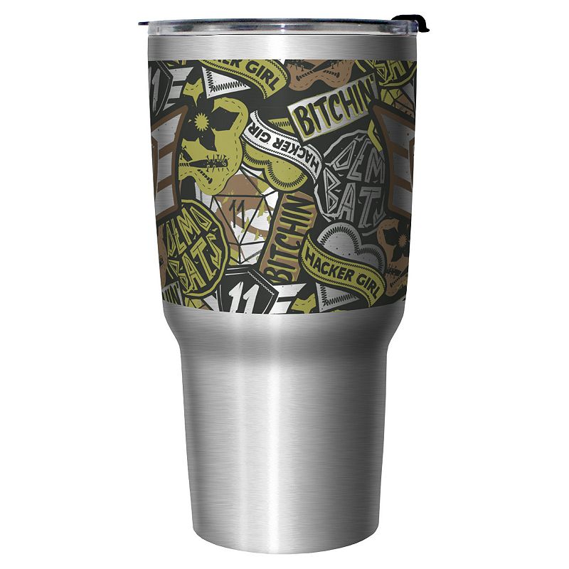 Badges Camo 27-oz. Stainless Steel Travel Mug