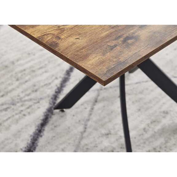 Rectangle MDF Dining Table  Printed Walnut Table T...