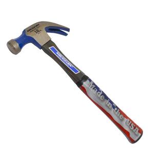 Vaughan 16 oz. Carbon Steel Nail Hammer with 13 in. Fiberglass Handle FS16