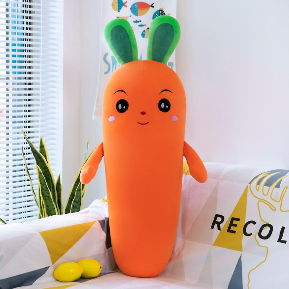 Carrot Hugging Pillow，decoration Plush Pillow Doll Toy Gift Teen Girls Children Sofa Chair Decor Pillow (smiling，19.6inch)