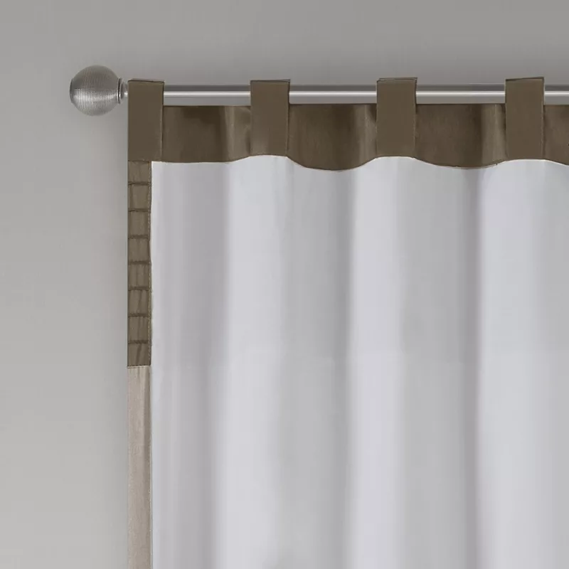 Madison Park Eastridge Light Filtering 1-Panel Rod Pocket Window Curtain - 50'' x 84''