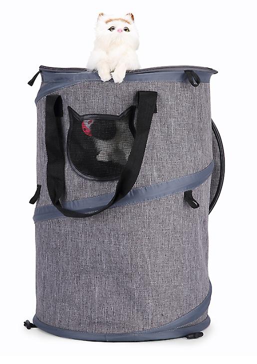 Foldable pet dog cat carrier bag outdoor travel