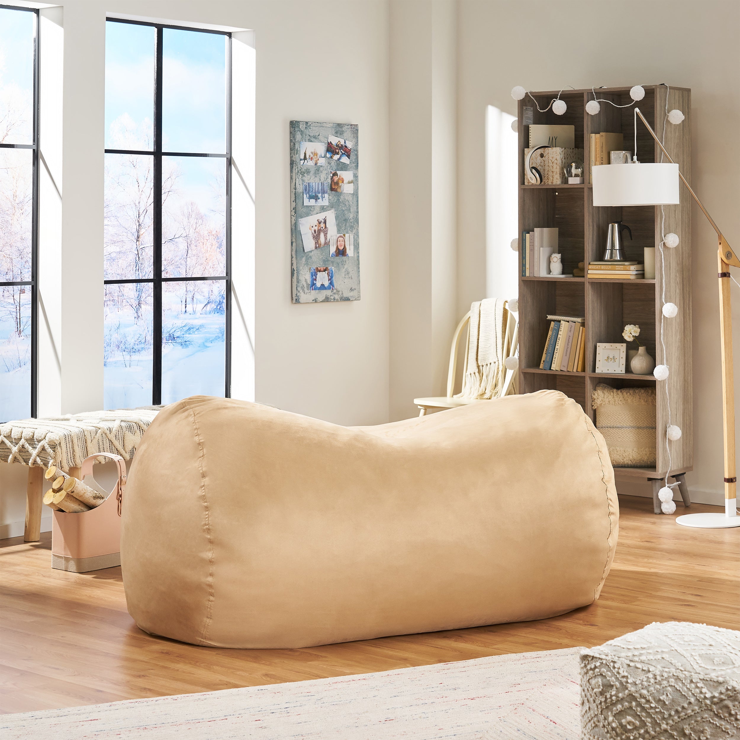 Barracuda Traditional 6.5 Foot Suede Bean Bag