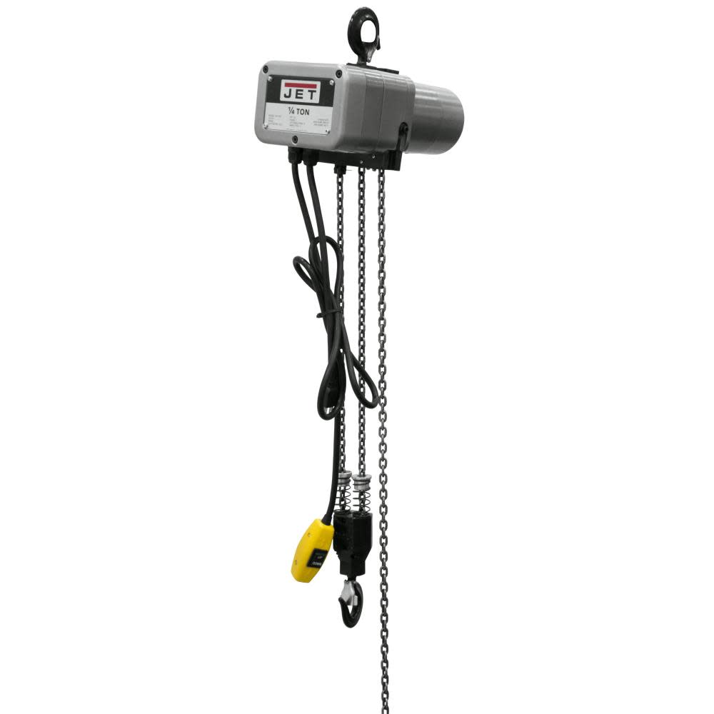 JET 1/4-Ton Electric Chain Hoist 1-Phase 15' Lift 110515 from JET