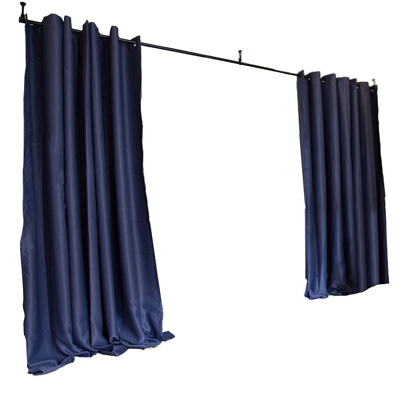 Hanging Room Divider Kit with Blackout Curtains for Room Separation and Total Privacy