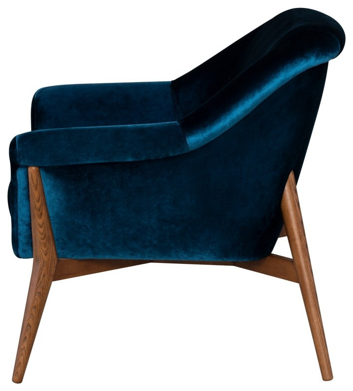 Cedalion Occasional Chair midnight blue   Midcentury   Armchairs And Accent Chairs   by Virgil Stanis Design  Houzz