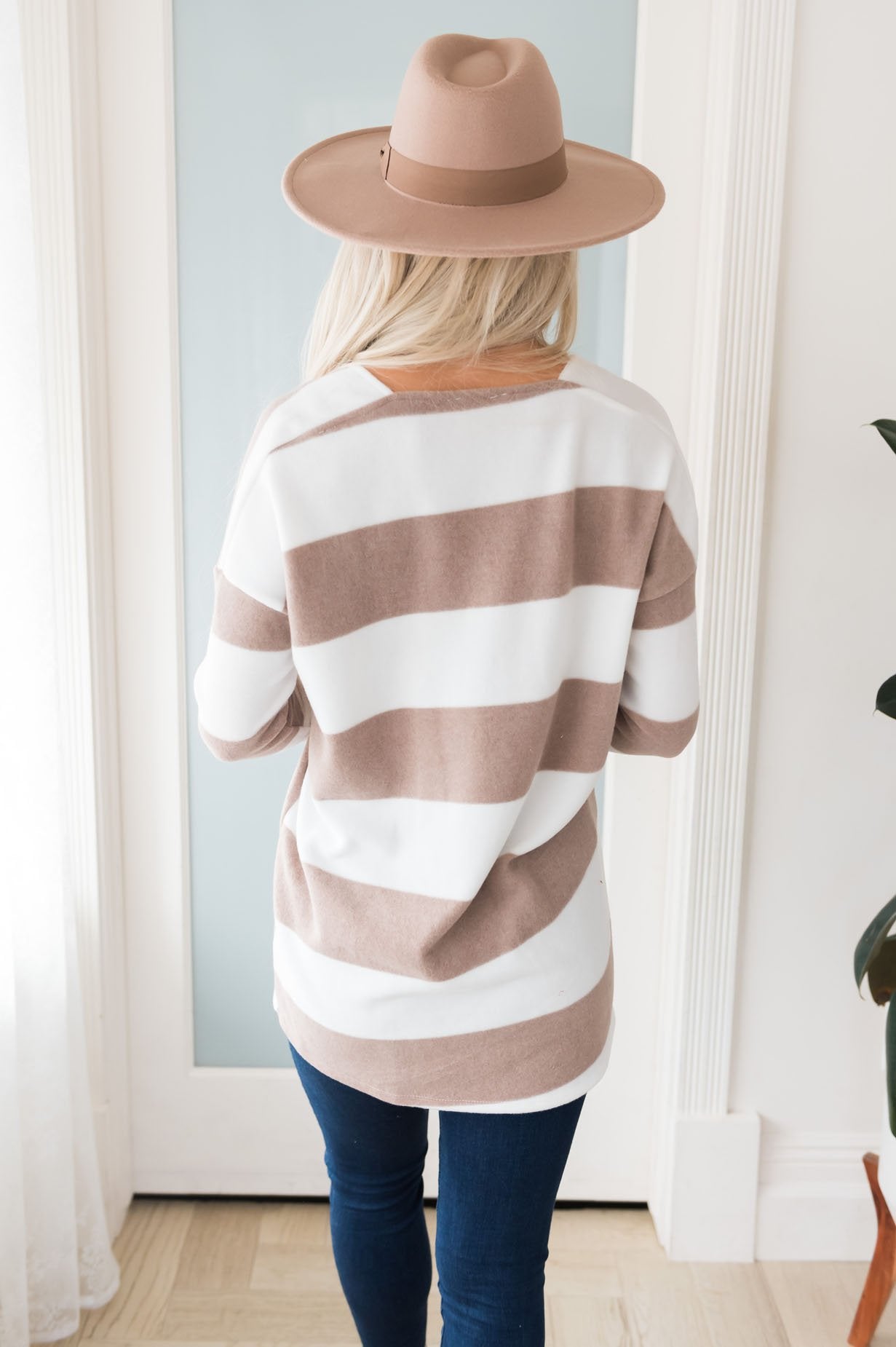 Spring Anticipation Modest Sweater Blouse