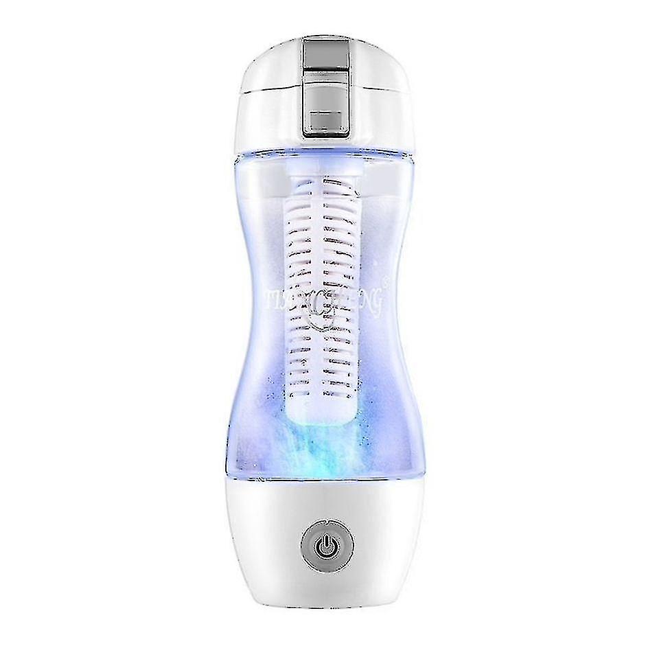 Hydrogen Rich Water Generator Bottle Alkaline Energy Ionizer Maker Electrolytic Filter Pitcher Cup 350ml