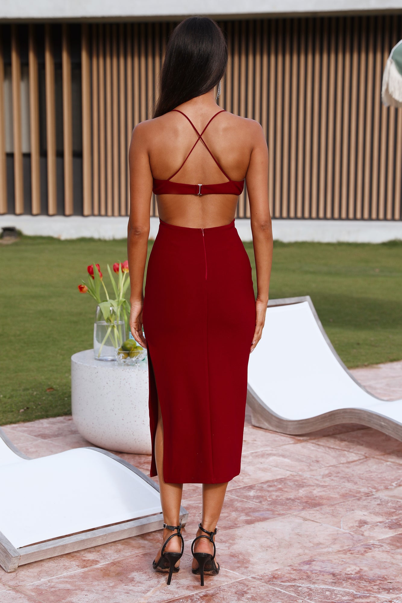 Esmeralda Maxi Dress Wine