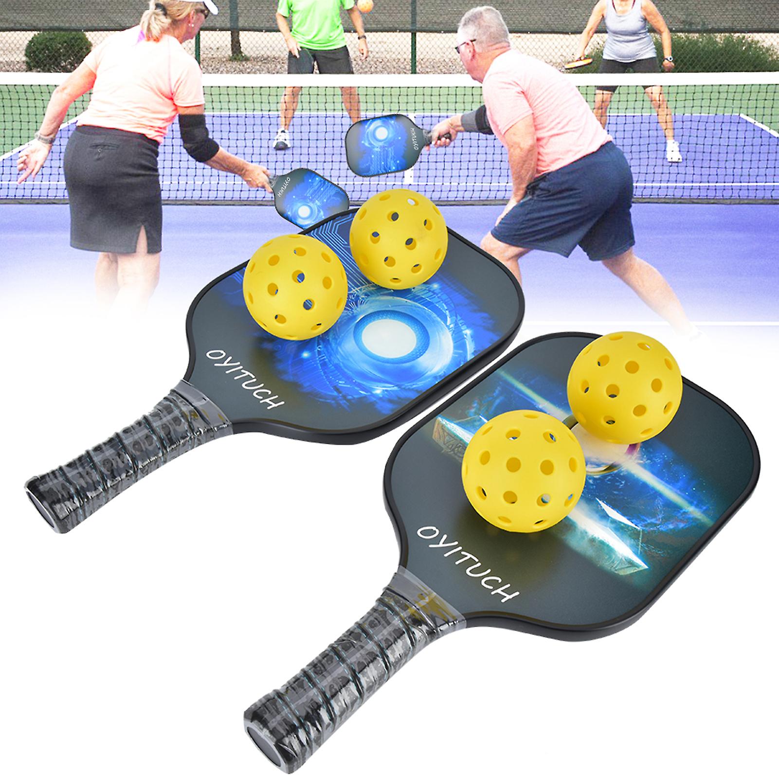 Professional Carbon Fiber Outdoor Sport Portable Pickleball Paddle Racquet Optimal Ball Control