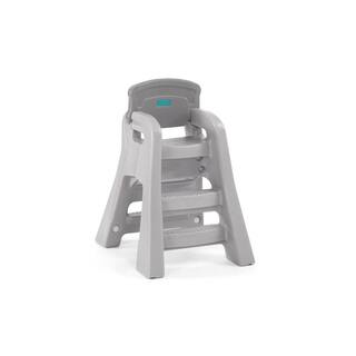 Simplay3 Gray Booster Kids Dining Chair 421010-01